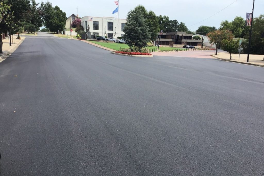 ASPHALT Sand Springs main street