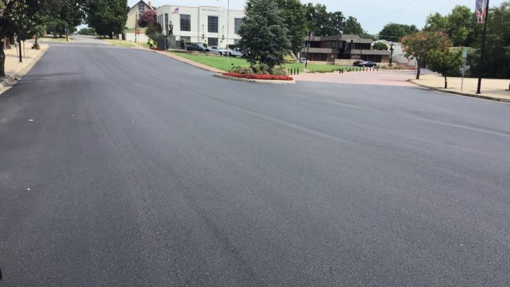 ASPHALT Sand Springs main street